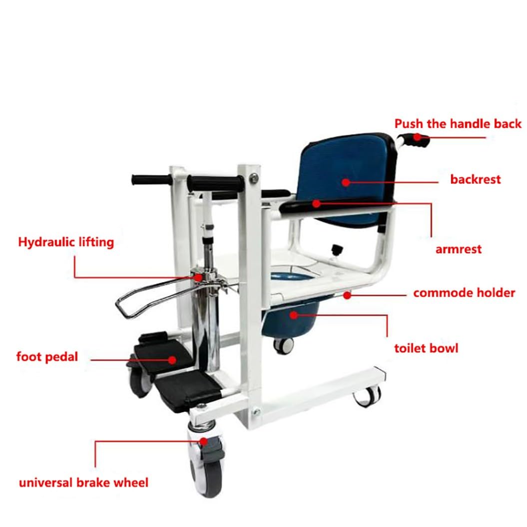 Silla de ruedas de transferencia portátil,Silla de ruedas elevadora de pacientes,silla de ducha con elevador de transferencia,gruas para personas mayore,grua enfermos A