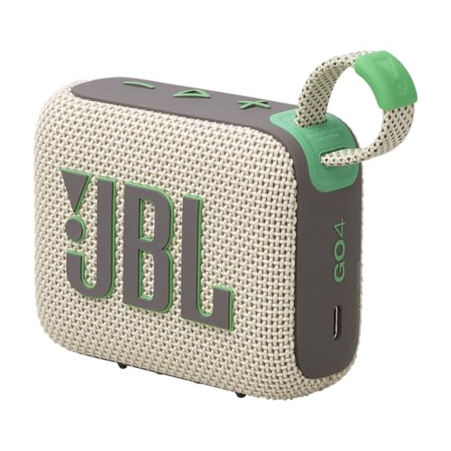 JBL Go 4 Beige Wireless Bluetooth Speaker Sand - Image 3
