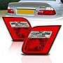 AmeriLite 2 Door Inner Taillights Red/Clear For Bmw 3 Series E46 - Passenger and Driver Side