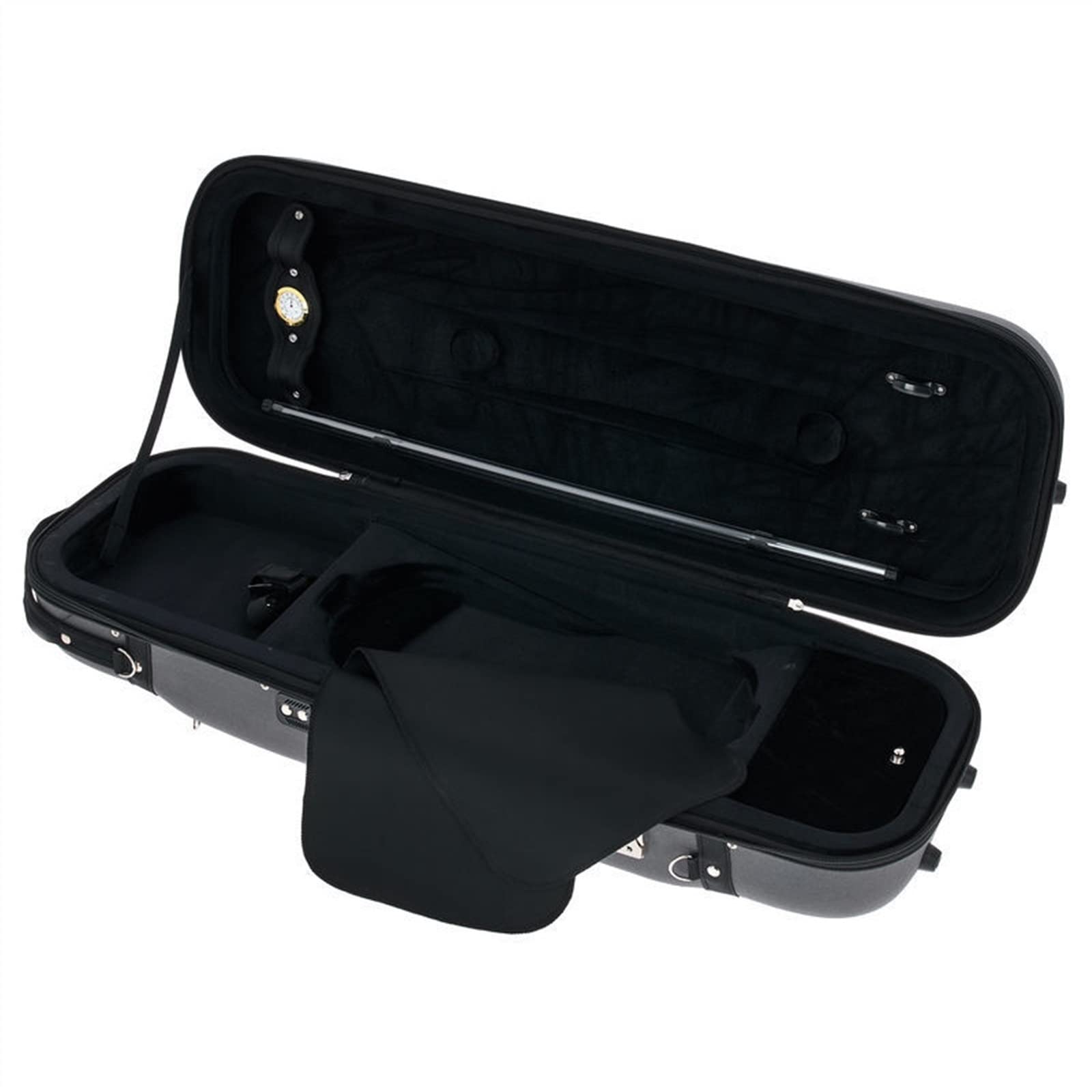 Estuche De Violín Rectangular Rígido De Tamaño 4/4, Ligero E Impermeable, Con Higrómetro Tamaño Completo Violín Caso (Color : 01)