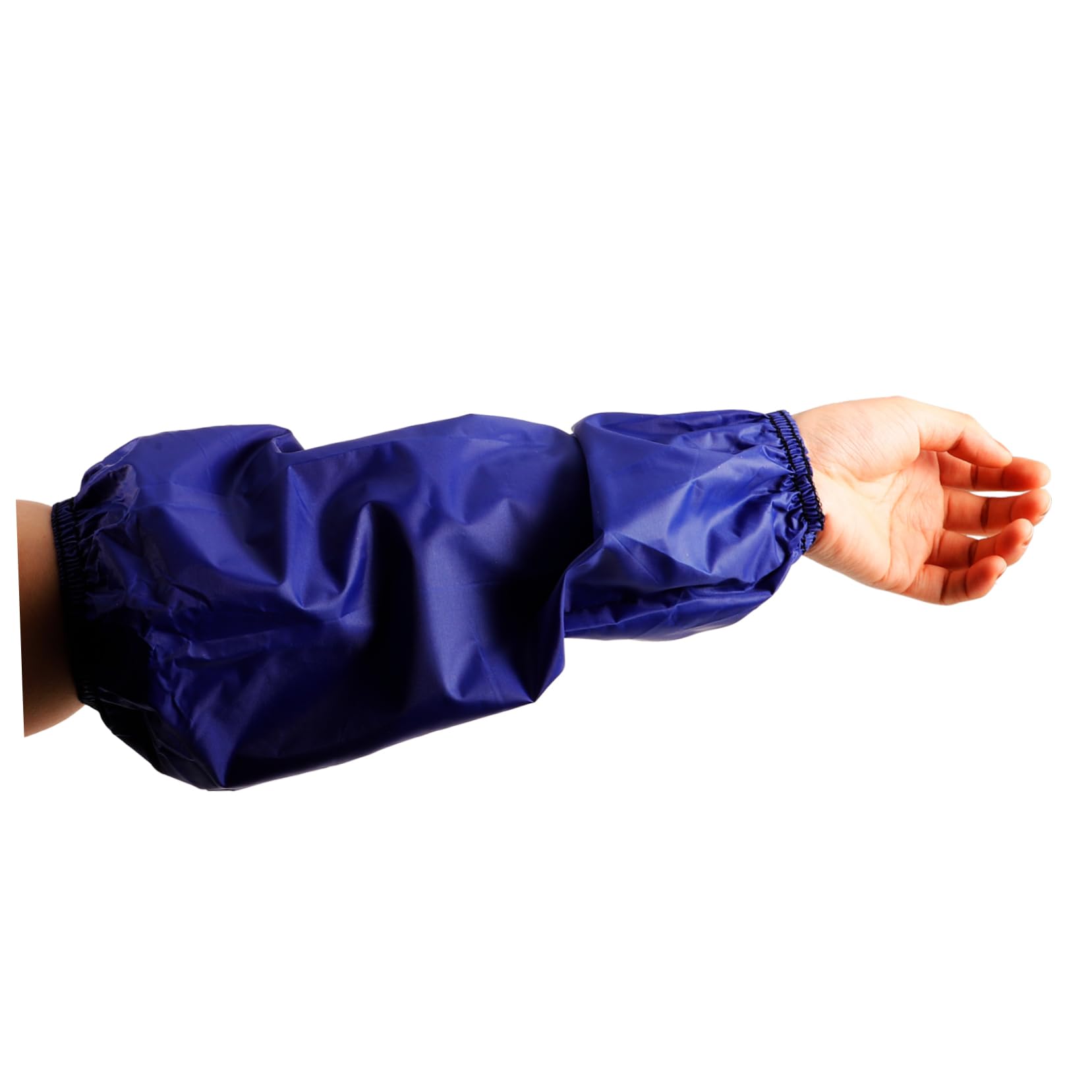 Healvian Manchons pour Bras Cuisine en Pvc Bleu, 1 Paire Imperméable