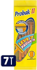 Aparelho de Barbear Descartável Gillette Probak II - 7 Unidades