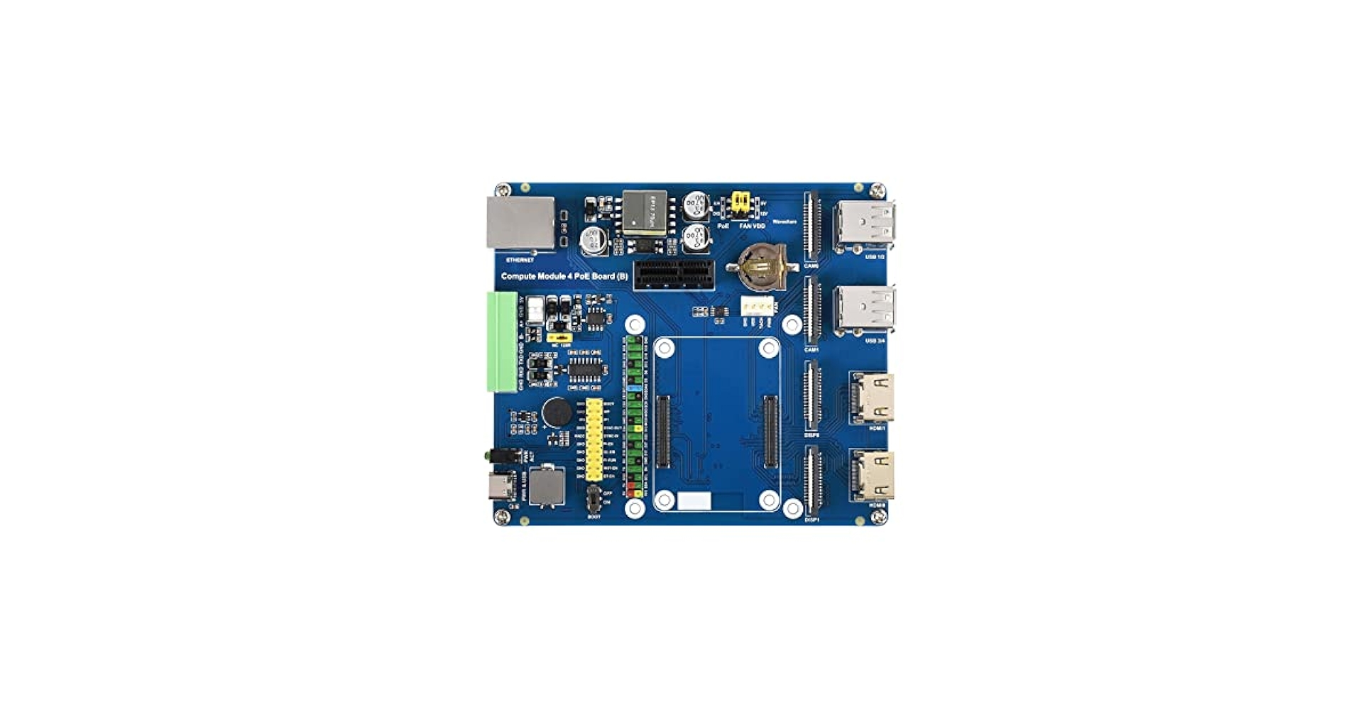 Amazon.com: Waveshare Raspberry Pi Compute Module 4 IO Board