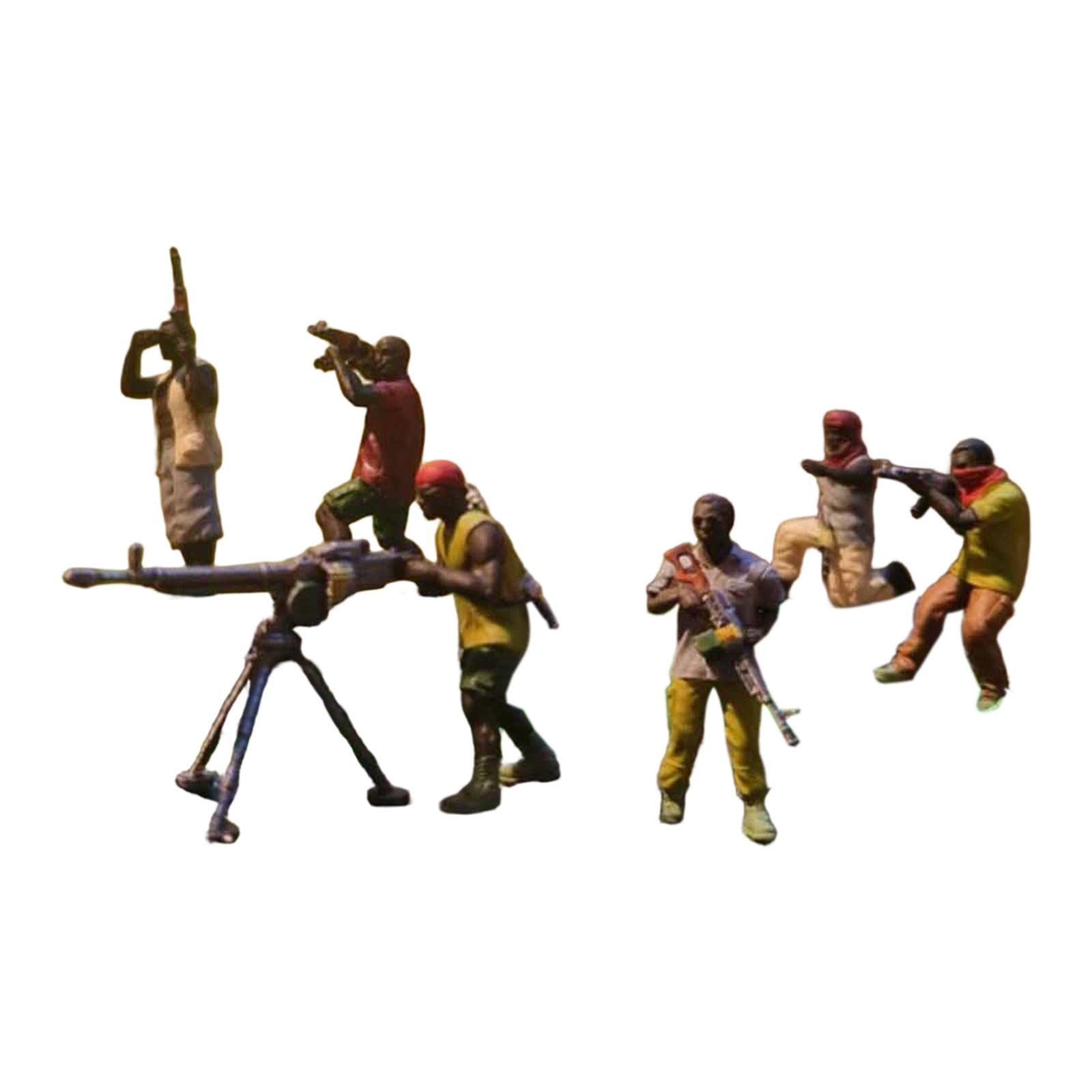 Miniature Resina 1:64 Per Giochi Di Ruolo,Senza barca
