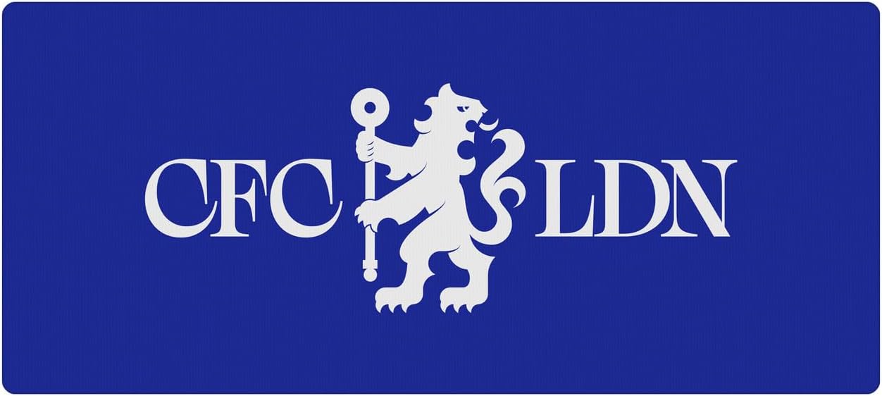 Head Case Designs Officially Licensed Chelsea Football Club Logotype Crest Logo 37.4 x 15.75 x 0.16 inches (900 x 400 mm) - XL Gaming Office Desk PC Keyboard Mouse Mat Pad