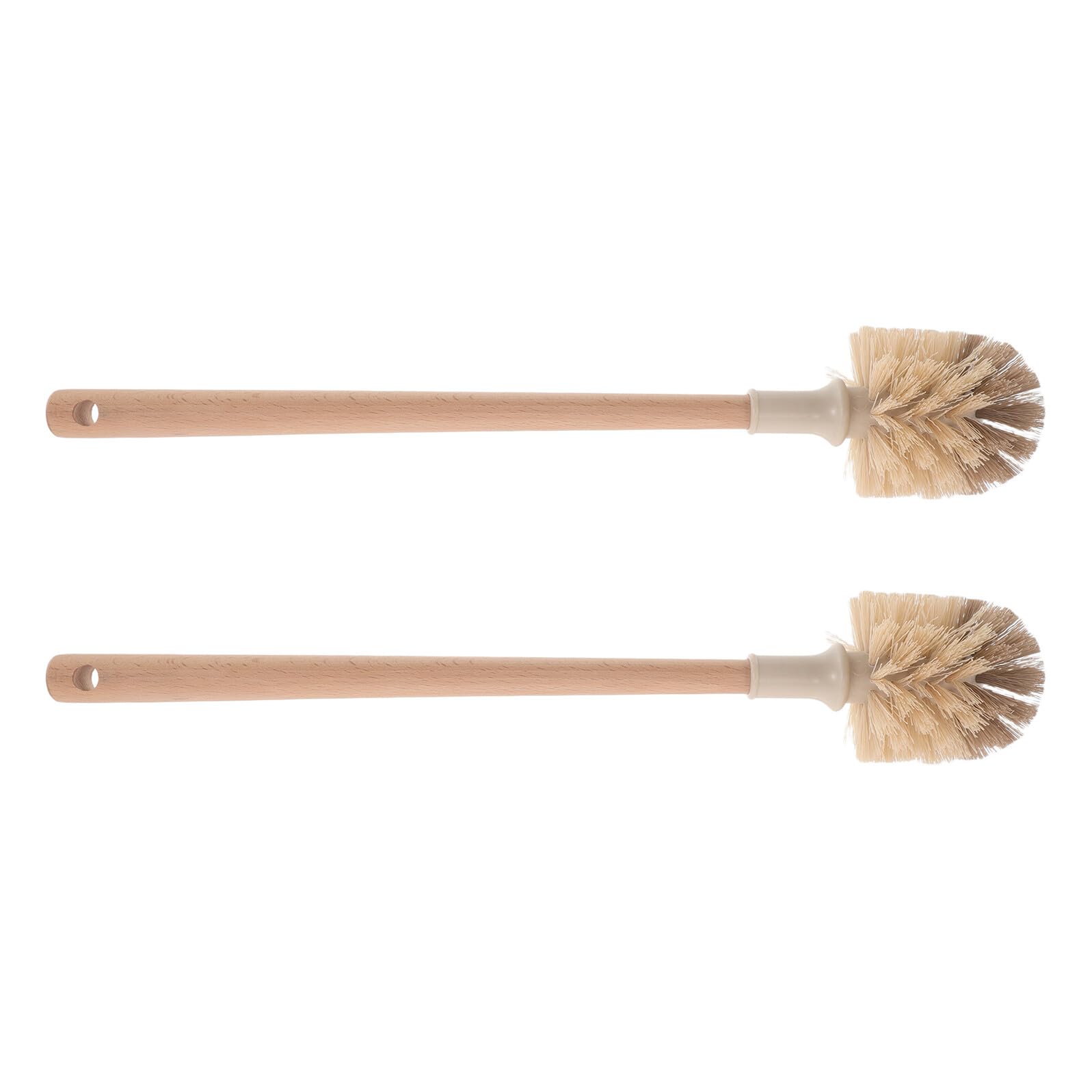 Brosses WC avec manche en bois pour une maison propre et une salle de bain soignée