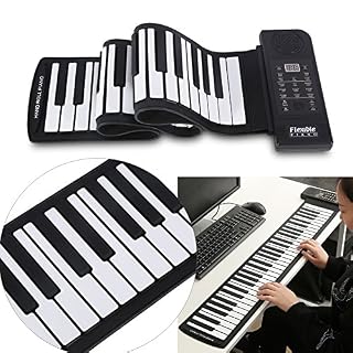 fosa Silicon Roll Up Piano, Clavier de piano électronique - Les Beatles, Paul McCartney, John Lennon, RIngo Starr, George Harrison fosa Silicon Roll Up Piano, Clavier de piano électronique – Image 6