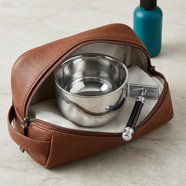 Generic Stainless Steel Shaving Bowl Durable Insulated Mousse and Cream Mug for Men Damage Resistant Ideal for Travel and Barbershops
