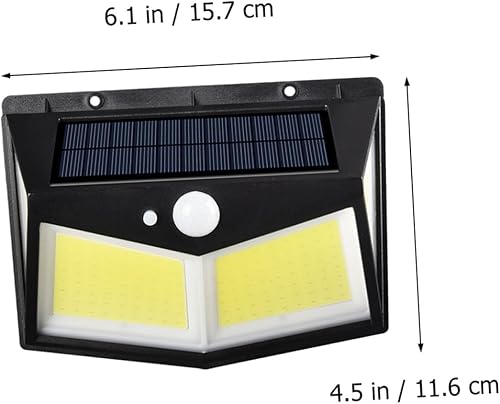 Miniatura 6 de DOITOOL Sensor humano Luz de pared Sensor Luces de césped Patio Cubierta Apliques Foco Lámparas de pared Lámparas de cubierta de jardín Luces de