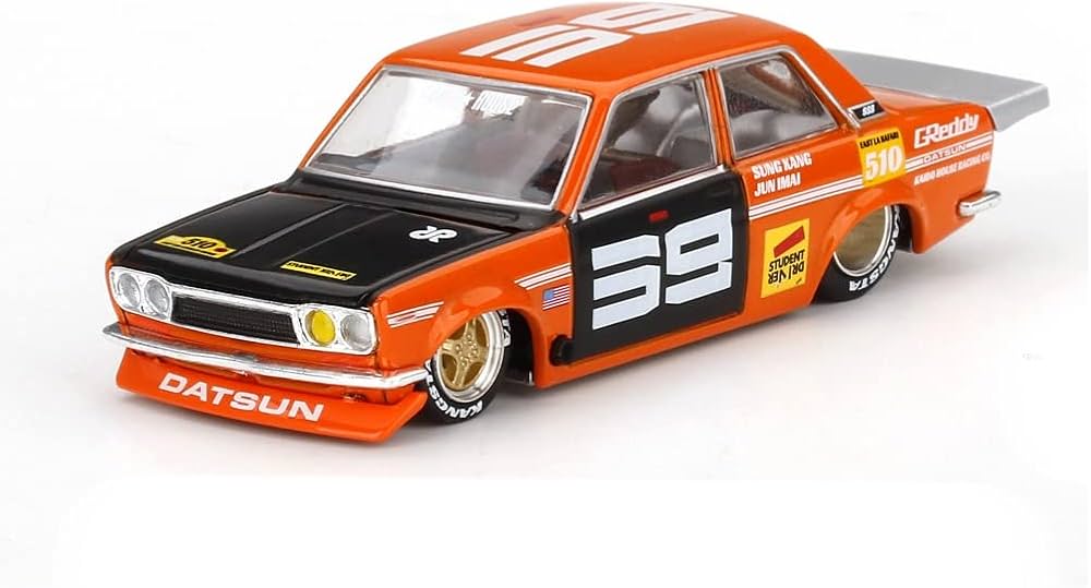 Mini GT x Kaido Evi 1:64 Datsun 510 Pro Sokak SK510 Turuncu Mini GT x Kaido Evi 1:64 Datsun 510 Pro Sokak SK510 Turuncu