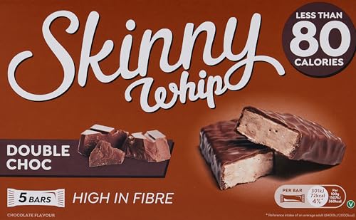 Skinny Whip Double Chocolate 5 Bars 100g
