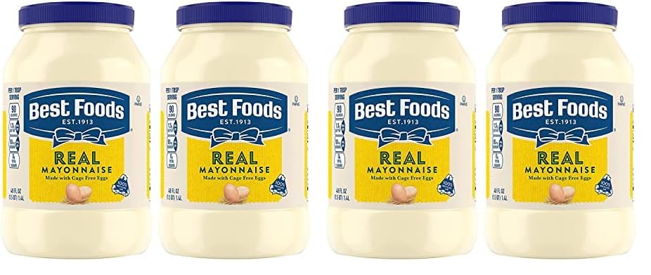 Best FoodsReal Mayonnaise Gluten Free 48 oz Twin Pack (Pack of 2)
