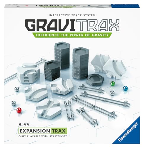 Ravensburger - GraviTrax - Set d'extension Trax/Rails - 27601 - Jeu de Construction STEM - Circuits de Billes créatifs - 44 pièces - Enfants de 8 Ans et Plus - Version française