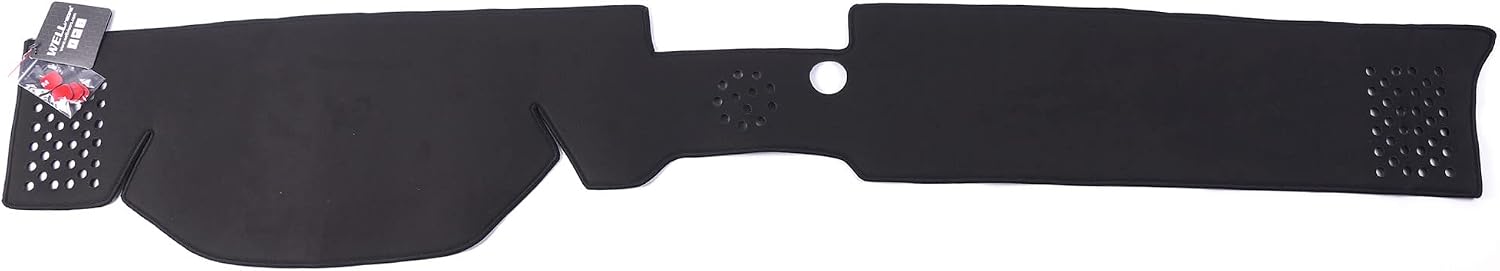 WellVisors Black Suede Dash Mat Dashboard Cover Compatible with Mercedes-Benz 2013-2018 G-Class 3-777MB029