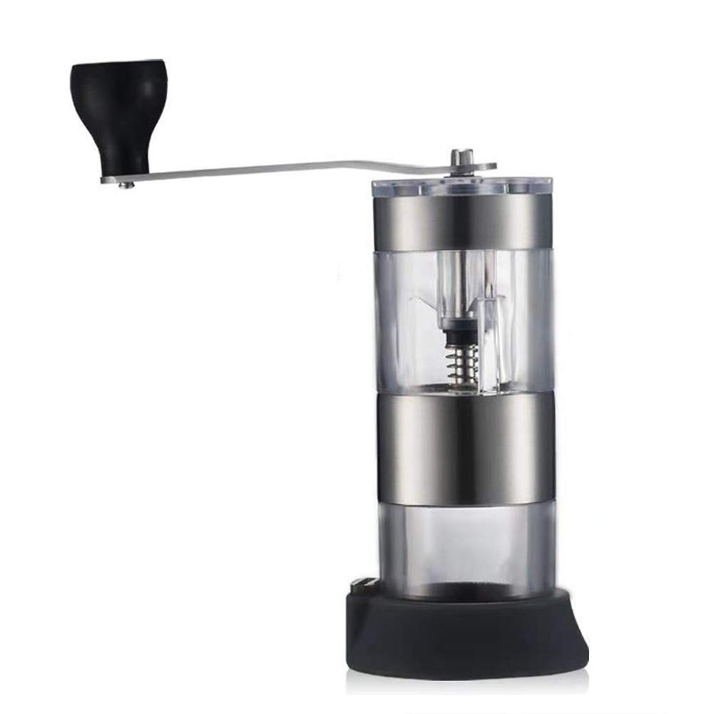 Moulin à café manuel réglable en résine et céramique pour voyage et bureau