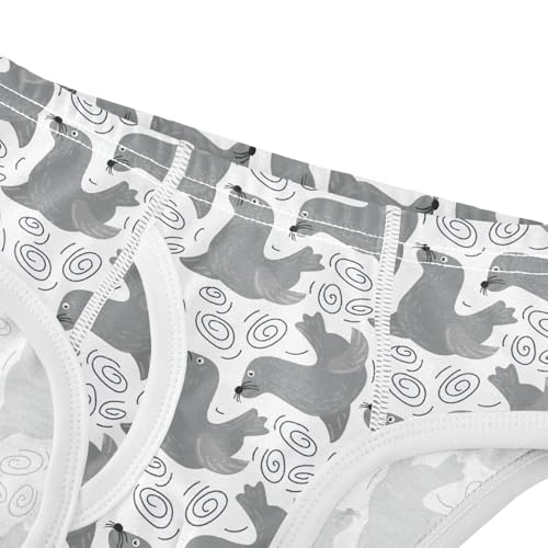 Cotton Little Boys Briefs Cute Seal Soft Toddler Underwear4