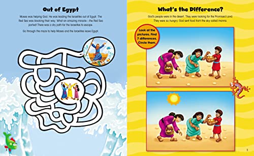 Image of The Beginner's Bible Amazing Miracles of the Bible Sticker and Activity Book