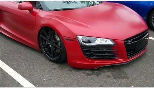 Miniatura 4 de Rollo de Envoltura de Coche 3M 2080 Rojo Satinado Ardiente  S363  (Muestra 3in x 5in)  Envoltura de Vinilo Automotriz para Coches - Envoltura