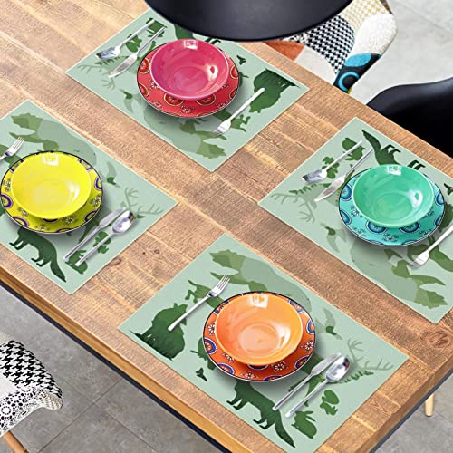 Set de table antidérapant 30x45 résistant chaleur pour table à manger - 8