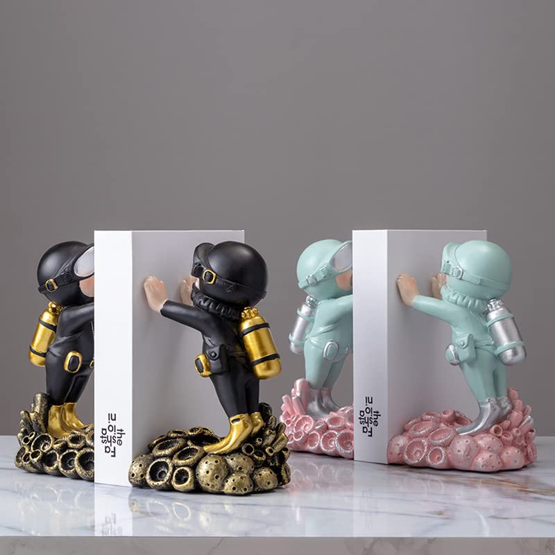 Sujetalibros de astronauta creativo ideal como regalo de estudio y hogar 6