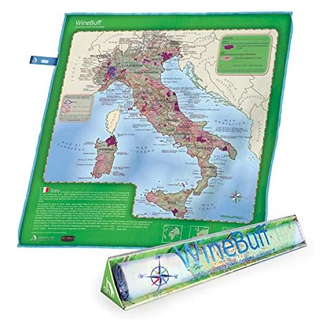 SOIRE'E Soiree Wine Buff-Italy, Cloth, Green, 50x50x3 cm Cover