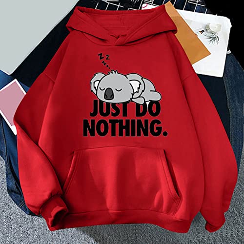 Sudadera con capucha para mujer en algodón suave y corte holgado informal modelo A34 2
