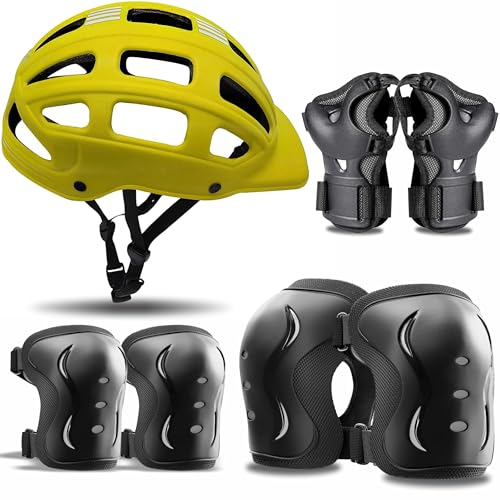 Image of jaspo Plastic SX 4 Protective Set Suitable for Age Group Upto 14 Years Old (Yellow)