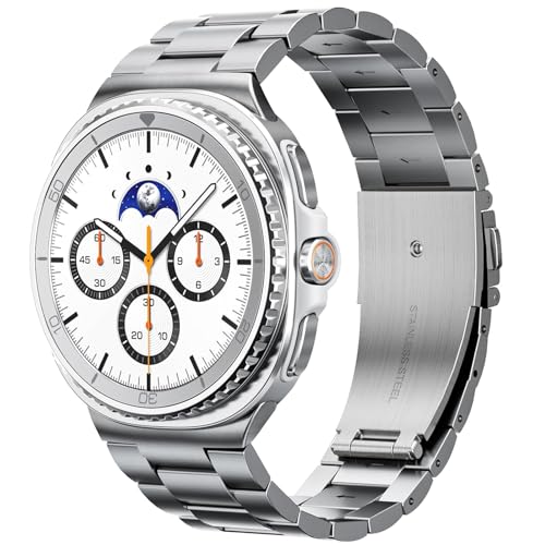 For Samsung Galaxy Watch 8 �o���h 40/44/46mm 316L�X�e�����X ��� �r�W�l�X �T���X�� �M�����N�V�[ �E�H�b�` 8 �����x���g �ϖ��Ր��A�ϕ��H���A�o���h �������߉\ �����c�[���t��