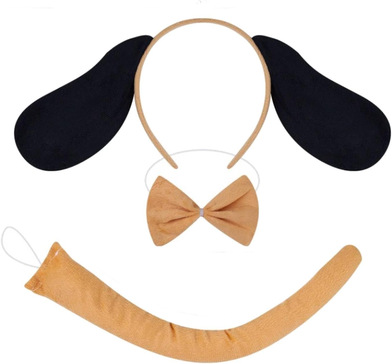 Kirei Sui Kids Puppy Dog Headband Bowtie Tail 3pcs Costume