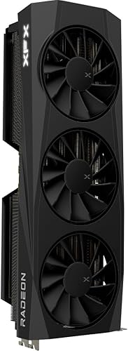 Vista 83 de XFX Speedster MERC310 AMD Radeon RX 7900XTX Tarjeta gráfica para juegos negra con 24 GB GDDR6, AMD RDNA 3 RX-79XMERCB9