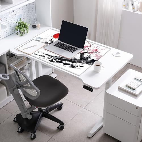 Image of Gaming Mouse Pad 36x24 Desk Mat Large Mousepad Cherry Blossom Desk Pad Big Computer Mat Extended Mouse Mat Non Slip for Women Work Home
