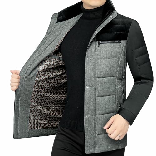 Doudoune courte d'hiver homme aux finitions soignées et légères
