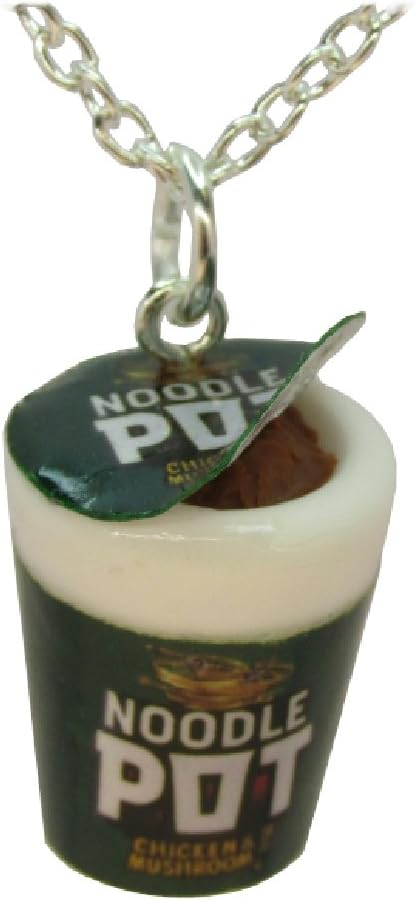 Handmade Noodle pot Necklace - Gift Boxed