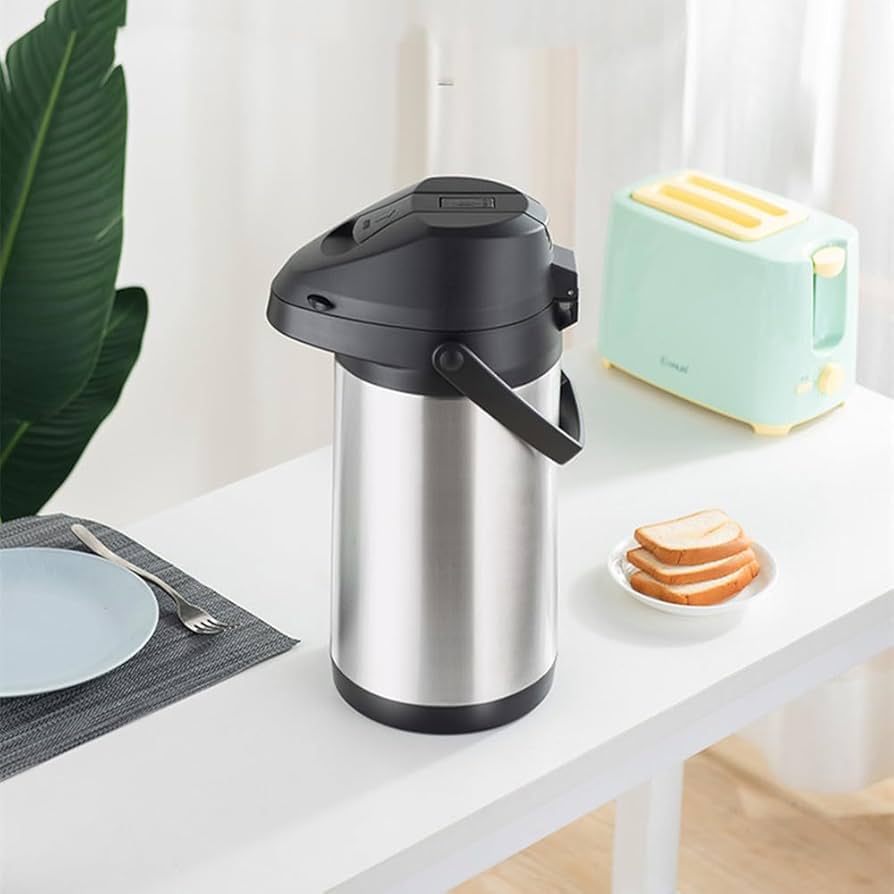 Amazon｜魔法瓶 大容量 ステンレスエアーポット 家庭用 真空断熱