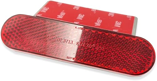 Miniatura 7 de BAR AUTOTECH Placa universal de seguridad para motocicleta con soporte reflector adhesivo de acero inoxidable (07_G-3.66 × 0.91 pulgadas-40)