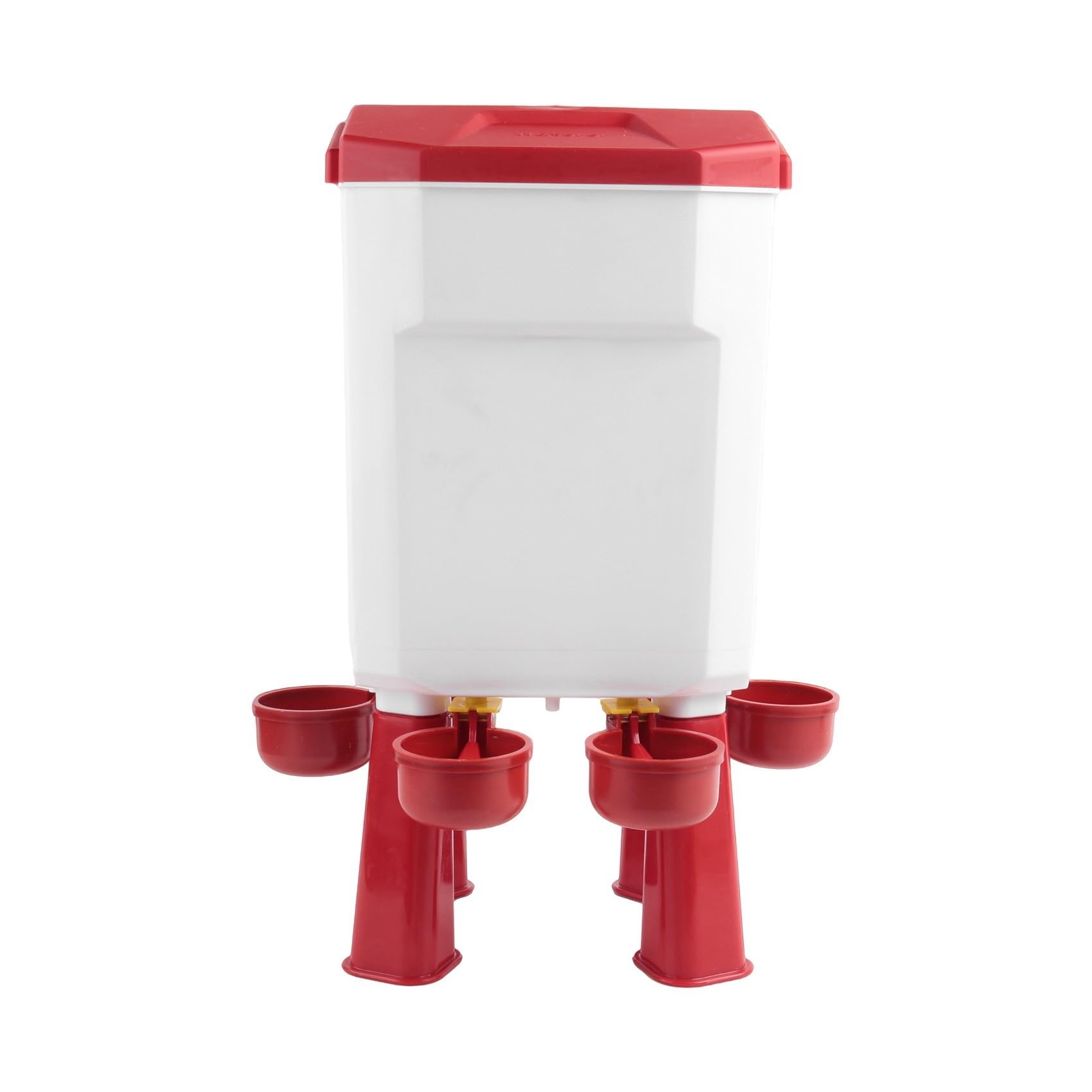2X Bebedero Colgante para Pollos, Bebedero de Plástico para de Corral, Patas Desmontables para Pollos, Pavos, Gansos, Patos y Palomas, 7 L