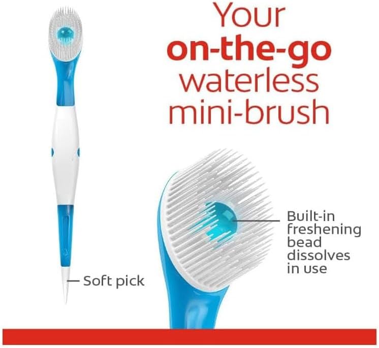 Coate Max Fresh Wisp Disposable Mini Toothbrush, Peppermint