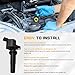 QYL Set of 4 Ignition Coil Pack Compatible with Ford Mazda Mercury Escape Focus Tribute Mariner Transit Connect Fusion Ranger MKZ CMax 2.0L 2.3L 2.5L DOHC Replacement for FD505 DG501 DG504 DG541 DG507