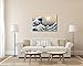 wall26 - The Great Wave Off Kanagawa by Hokusai - Canvas Art Wall Decor- 24