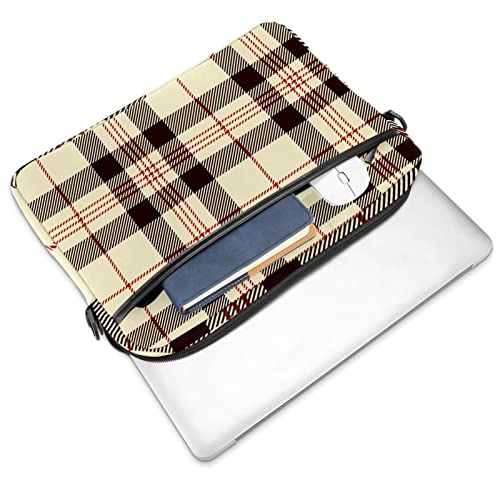 Funda para ordenador de 13.3 pulgadas estilo escocés para la universidad y oficina 2