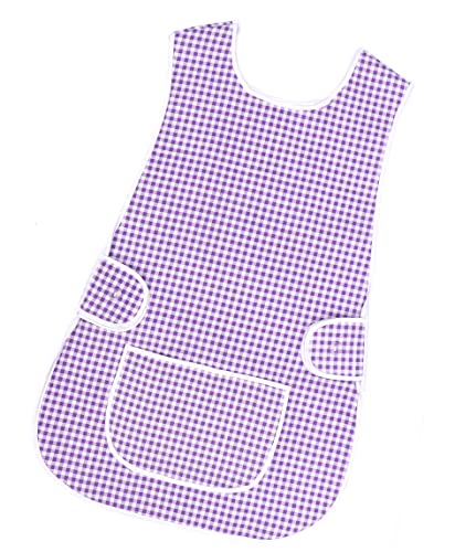 LINEN CLOSET Womens Tabards with Pockets for Men Ladies Cleaning Catering Chef Kitchen Aprons Unisex Hygea Tabard Apron Work Tabards - Image 2