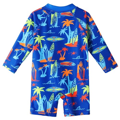 Image of XFGIRLS Baby Boys Swimsuit Toddler Sunsuit UPF 50+ Sun Protection One Piece Beach