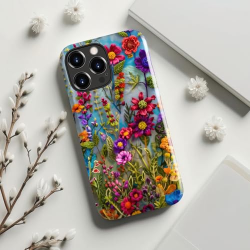 Coque iPhone 14 Pro DEENAKIN rigide double couche et silicone antichoc à motif Mélodie