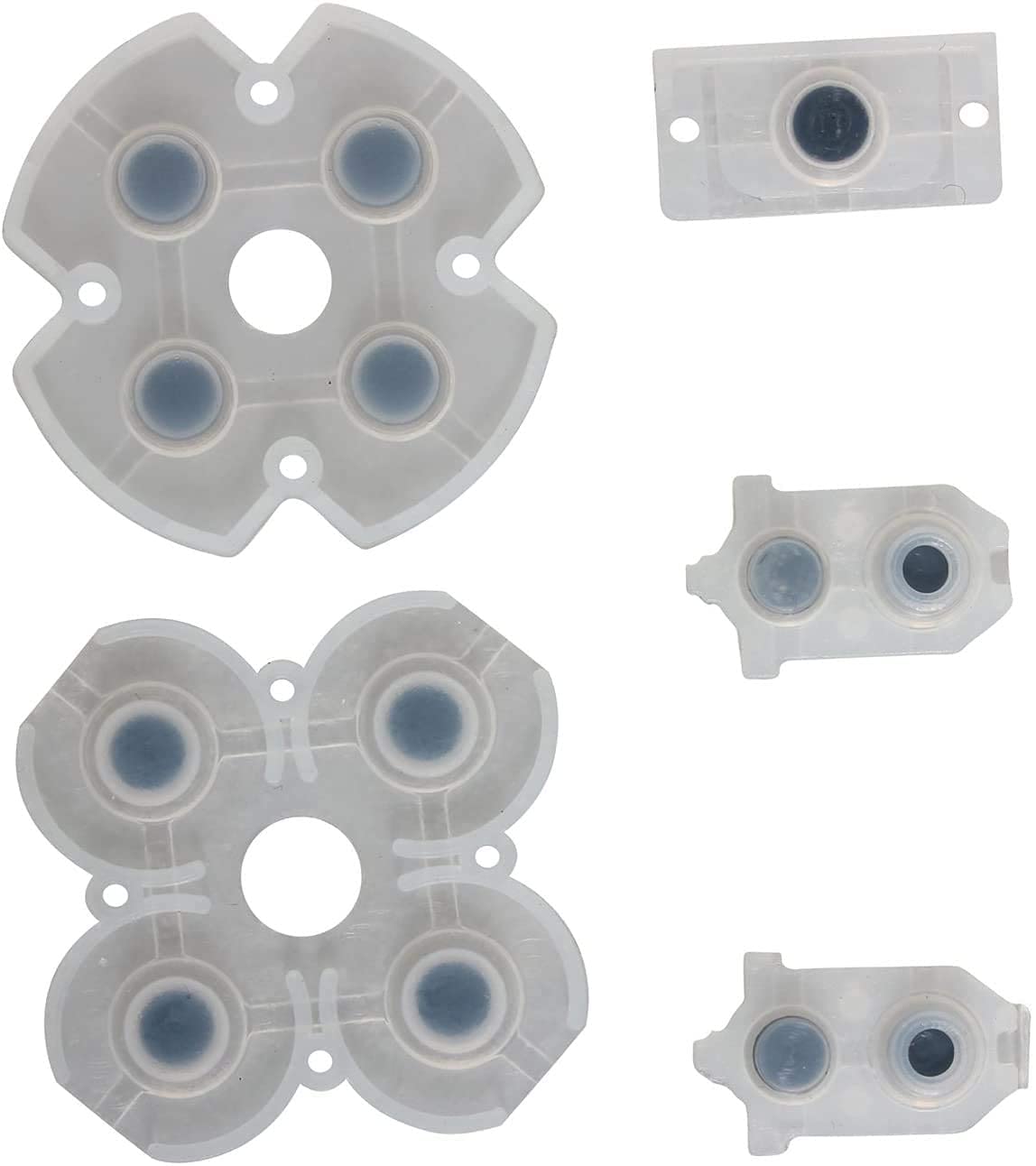 GAMENOPHOBIA Replacement Conductive Rubber Pad Silicone Button Pads for Sony PS4 Play Station 4 Controller JMD/JDS 030 /JDS 040 2nd/3rd Gen V2 Controller