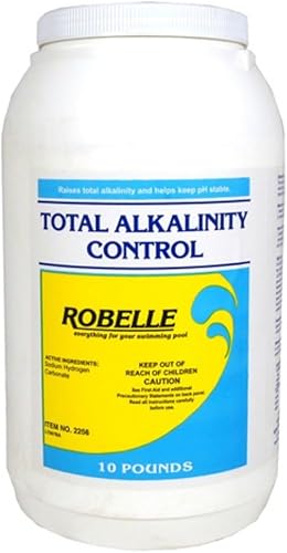 Robelle 2256 Equilibrador de control total de alcalinidadpH para piscinas, 10 libras