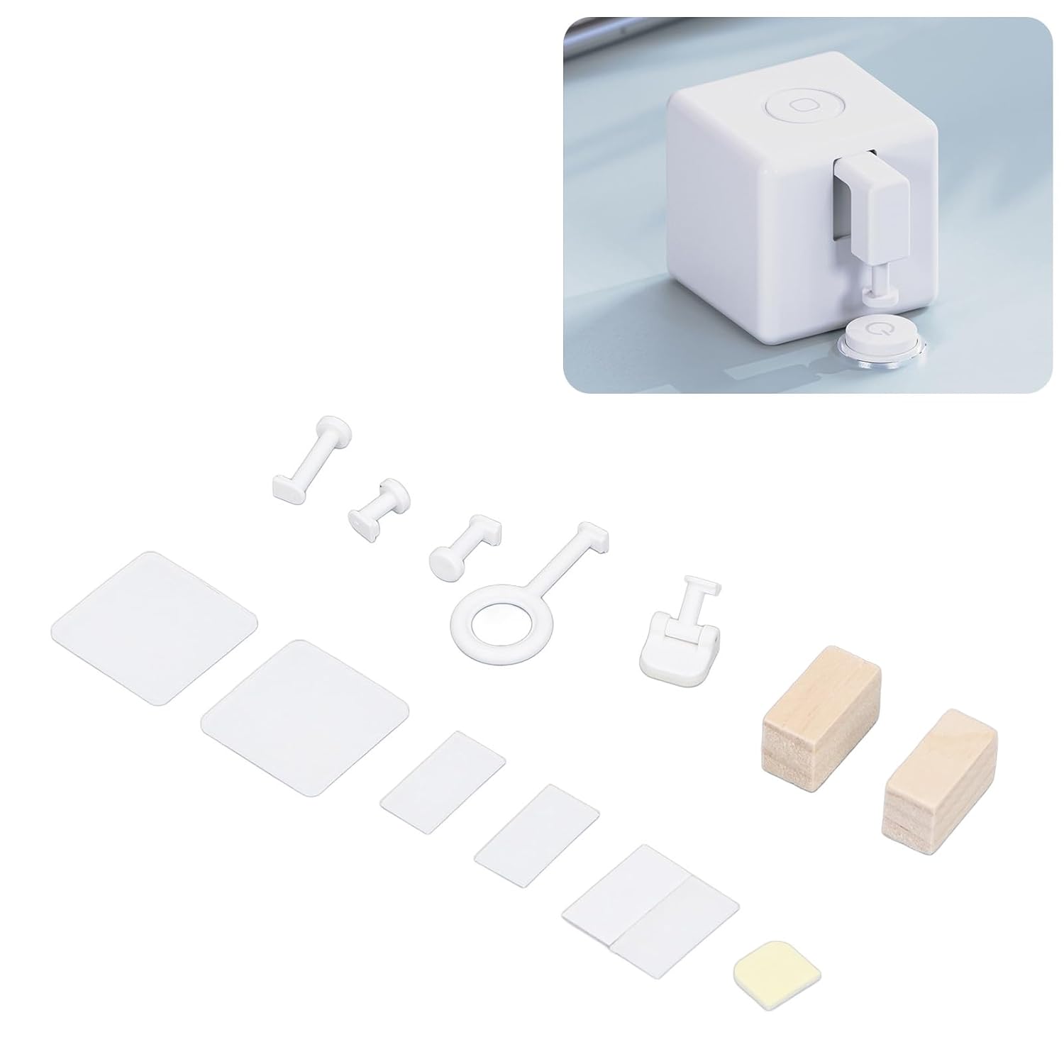 Button Pusher Accessory Kit, Multifunctional Smart Fingerbot Button Packs Smart Button Pusher Tools for Home and Timer Control