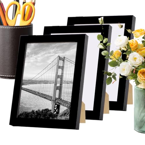 Cadre photo 20x25 cm en lot de 3 pour mur et table