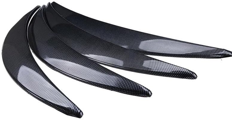 車のホイール眉毛アーチホイール眉毛プロテクター泥ガードユニバーサル車の眉毛ステッカー CFCKHPTHAZ(Carbon look)