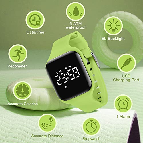 Image of BEN NEVIS Kids Watch, Digital Watch for Boys Girls, Sport Watch with Fitness Tracker, Alarm Clock, Stopwatch, No App and Waterproof, Watch for Kids Ages 5-12