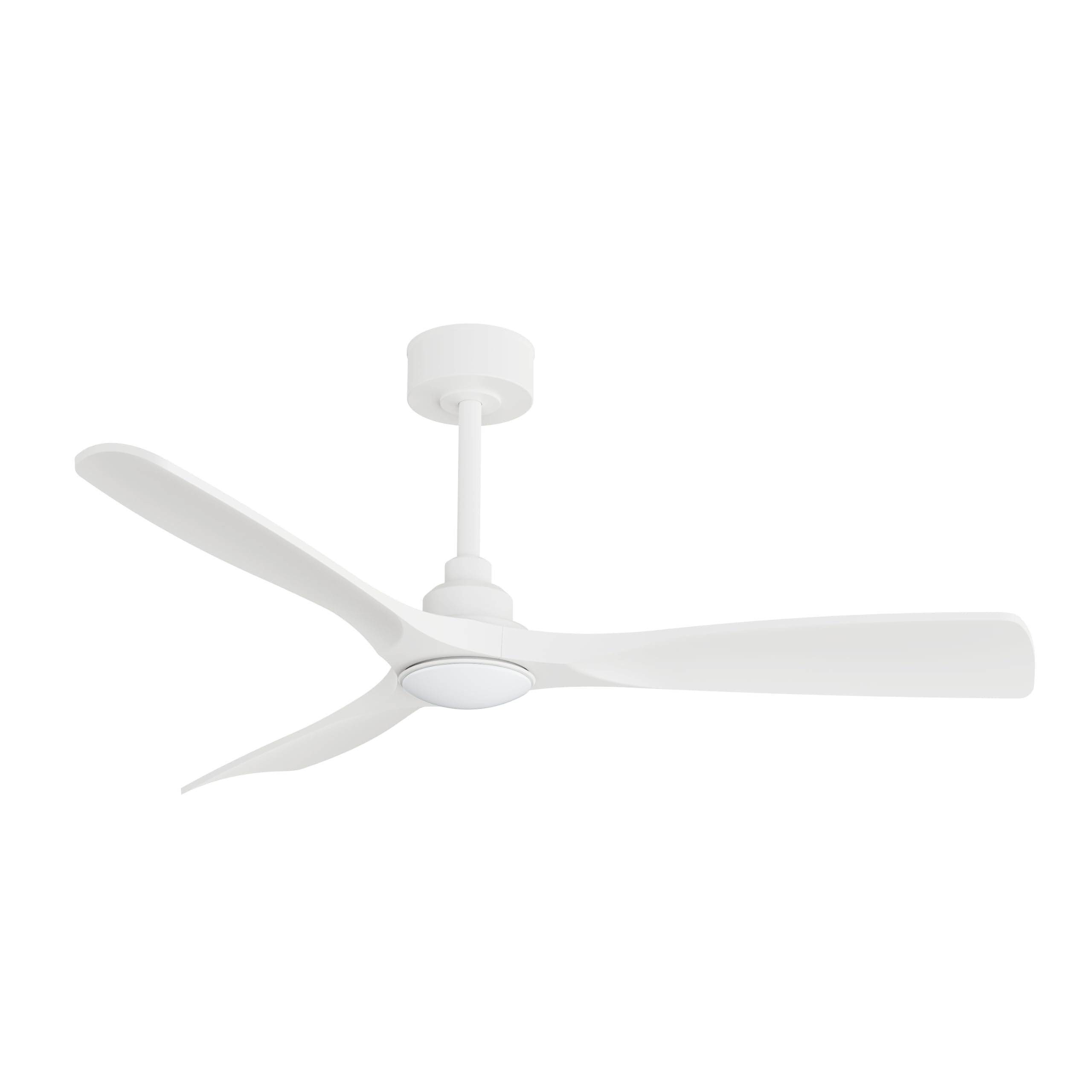 Sulion Ventilador de Techo con Luz LED CARLA L- Motor DC - Blanco - 20-32m² - ∅132 cm - IP44